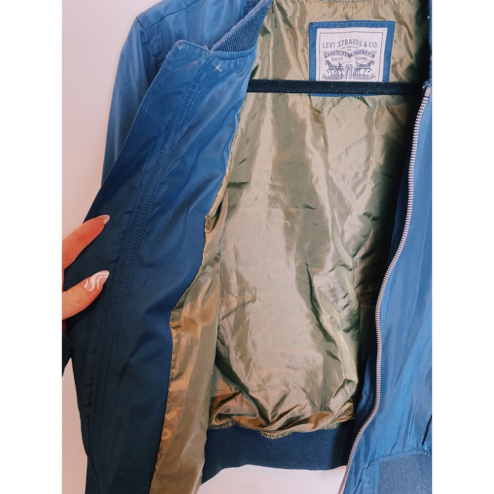 Levi’s Flight Bomber Jacket in Navy Size M - Picture 7 of 16